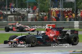 14.09.2008 Monza, Italy,  Winner, 1st, Sebastian Vettel (GER), Scuderia Toro Rosso, STR03 - Formula 1 World Championship, Rd 14, Italian Grand Prix, Sunday Podium