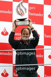 14.09.2008 Monza, Italy,  Gerhard Berger (AUT), Scuderia Toro Rosso, 50% Team Co Owner  - Formula 1 World Championship, Rd 14, Italian Grand Prix, Sunday Podium