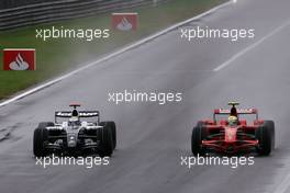 14.09.2008 Monza, Italy,  Nico Rosberg (GER), Williams F1 Team, Felipe Massa (BRA), Scuderia Ferrari  - Formula 1 World Championship, Rd 14, Italian Grand Prix, Sunday Race