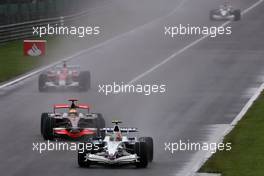14.09.2008 Monza, Italy,  Robert Kubica (POL), BMW Sauber F1 Team, Lewis Hamilton (GBR), McLaren Mercedes  - Formula 1 World Championship, Rd 14, Italian Grand Prix, Sunday Race