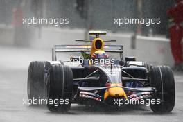 13.09.2008 Monza, Italy,  Mark Webber (AUS), Red Bull Racing, RB4 - Formula 1 World Championship, Rd 14, Italian Grand Prix, Saturday Practice