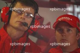 13.09.2008 Monza, Italy,  Kimi Raikkonen (FIN), Räikkönen, Scuderia Ferrari - Formula 1 World Championship, Rd 14, Italian Grand Prix, Saturday Practice