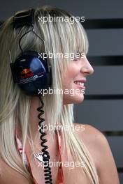 13.09.2008 Monza, Italy,  Red Bull Racing girl - Formula 1 World Championship, Rd 14, Italian Grand Prix, Saturday Practice