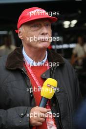 13.09.2008 Monza, Italy,  Niki Lauda (AUT) - Formula 1 World Championship, Rd 14, Italian Grand Prix, Saturday