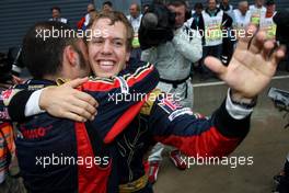 13.09.2008 Monza, Italy,  Pole Position, 1st, Sebastian Vettel (GER), Scuderia Toro Rosso - Formula 1 World Championship, Rd 14, Italian Grand Prix, Saturday Qualifying