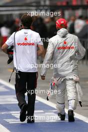 13.09.2008 Monza, Italy,  Heikki Kovalainen (FIN), McLaren Mercedes  - Formula 1 World Championship, Rd 14, Italian Grand Prix, Saturday Practice
