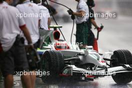 13.09.2008 Monza, Italy,  Rubens Barrichello (BRA), Honda Racing F1 Team  - Formula 1 World Championship, Rd 14, Italian Grand Prix, Saturday Practice