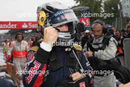 13.09.2008 Monza, Italy,  Sebastian Vettel (GER), Scuderia Toro Rosso on pole position - Formula 1 World Championship, Rd 14, Italian Grand Prix, Saturday Qualifying