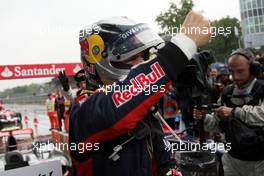 13.09.2008 Monza, Italy,  Sebastian Vettel (GER), Scuderia Toro Rosso on pole position - Formula 1 World Championship, Rd 14, Italian Grand Prix, Saturday Qualifying