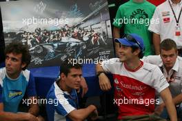 11.09.2008 MOnza, Italy,  F1 and GP2 Drivers give support to the Gonzalo Rodriguez Memorial Foundation at the GP2 Hospitality- Formula 1 World Championship, Rd 14, Italian Grand Prix, Thursday