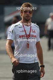 11.09.2008 MOnza, Italy,  Jenson Button (GBR), Honda Racing F1 Team - Formula 1 World Championship, Rd 14, Italian Grand Prix, Thursday