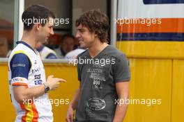 11.09.2008 MOnza, Italy,  Fernando Alonso (ESP), Renault F1 Team - Formula 1 World Championship, Rd 14, Italian Grand Prix, Thursday