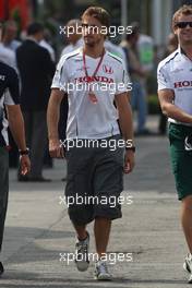 11.09.2008 MOnza, Italy,  Jenson Button (GBR), Honda Racing F1 Team - Formula 1 World Championship, Rd 14, Italian Grand Prix, Thursday
