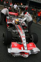 16.01.2008 Jerez, Spain,  Lewis Hamilton (GBR), McLaren Mercedes, MP4-23 - Formula 1 Testing, Jerez