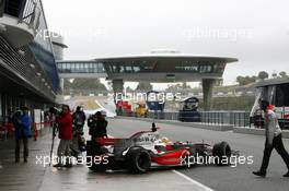 16.01.2008 Jerez, Spain,  Lewis Hamilton (GBR), McLaren Mercedes - Formula 1 Testing, Jerez