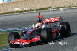 16.01.2008 Jerez, Spain,  Lewis Hamilton (GBR), McLaren Mercedes - Formula 1 Testing, Jerez