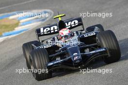 14.02.2008 Jerez, Spain,  Kazuki Nakajima (JPN), Williams F1 Team, FW30 - Formula 1 Testing, Jerez