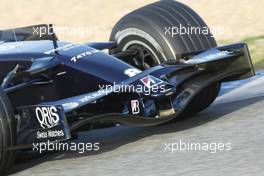 14.02.2008 Jerez, Spain,  Williams F1 Team, FW30, Front wing - Formula 1 Testing, Jerez