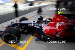 14.02.2008 Jerez, Spain,  Sebastian Vettel (GER), Scuderia Toro Rosso, STR02 - Formula 1 Testing, Jerez