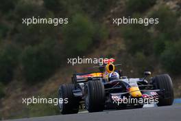 14.02.2008 Jerez, Spain,  David Coulthard (GBR), Red Bull Racing, RB4 - Formula 1 Testing, Jerez