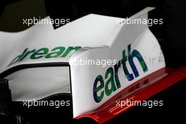 14.02.2008 Jerez, Spain,  Honda Racing F1 Team, RA108, front wing end plate detail - Formula 1 Testing, Jerez