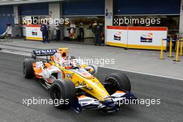 14.02.2008 Jerez, Spain,  Nelson Piquet Jr (BRA), Renault F1 Team, R28 - Formula 1 Testing, Jerez