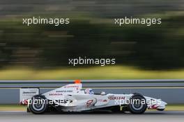 14.02.2008 Jerez, Spain,  Anthony Davidson (GBR), Super Aguri F1 Team, SA07-B - Formula 1 Testing, Jerez