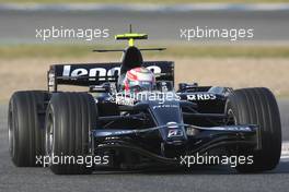 14.02.2008 Jerez, Spain,  Kazuki Nakajima (JPN), Williams F1 Team, FW30 - Formula 1 Testing, Jerez