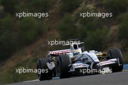 14.02.2008 Jerez, Spain,  Giancarlo Fisichella (ITA), Force India F1 Team, VJM-01 - Formula 1 Testing, Jerez