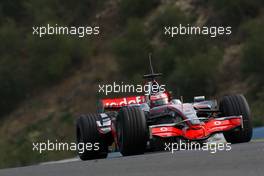 14.02.2008 Jerez, Spain,  Heikki Kovalainen (FIN), McLaren Mercedes, MP4-23 - Formula 1 Testing, Jerez
