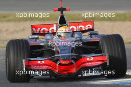 14.02.2008 Jerez, Spain,  Lewis Hamilton (GBR), McLaren Mercedes, MP4-23 - Formula 1 Testing, Jerez