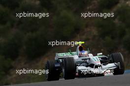 14.02.2008 Jerez, Spain,  Alexander Wurz (AUT), Test Driver, Honda Racing F1 Team, RA108 - Formula 1 Testing, Jerez