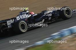 12.02.2008 Jerez, Spain,  Kazuki Nakajima (JPN), Williams F1 Team, FW30 - Formula 1 Testing, Jerez