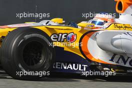 12.02.2008 Jerez, Spain,  Nelson Piquet Jr (BRA), Renault F1 Team, R28 - Formula 1 Testing, Jerez