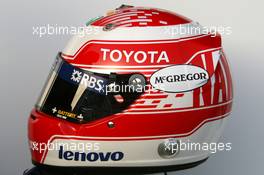 12.02.2008 Jerez, Spain,  Helmet, Kazuki Nakajima (JPN), Williams F1 Team - Formula 1 Testing, Jerez