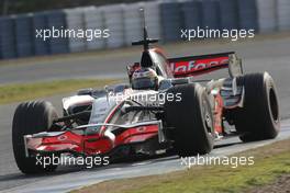 12.02.2008 Jerez, Spain,  Pedro de la Rosa (ESP), Test Driver, McLaren Mercedes - Formula 1 Testing, Jerez
