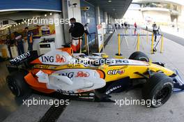 12.02.2008 Jerez, Spain,  Lucas Di Grassi (BRA) Test Driver, Renault F1 Team, R28 - Formula 1 Testing, Jerez