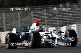 12.02.2008 Jerez, Spain,  Rubens Barrichello (BRA), Honda Racing F1 Team, RA108  - Formula 1 Testing, Jerez