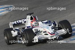 12.02.2008 Jerez, Spain,  Robert Kubica (POL), BMW Sauber F1 Team, F1.08 - Formula 1 Testing, Jerez