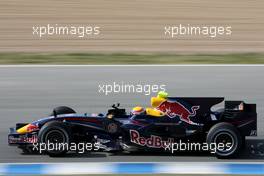 12.02.2008 Jerez, Spain,  Mark Webber (AUS), Red Bull Racing, RB4 - Formula 1 Testing, Jerez