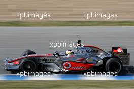 12.02.2008 Jerez, Spain,  Pedro de la Rosa (ESP), Test Driver, McLaren Mercedes, MP4-23 - Formula 1 Testing, Jerez
