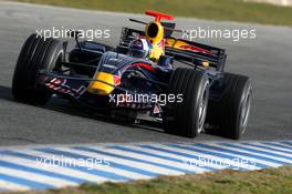 12.02.2008 Jerez, Spain,  David Coulthard (GBR), Red Bull Racing, RB4 - Formula 1 Testing, Jerez