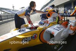 12.02.2008 Jerez, Spain,  Nelson Piquet Jr (BRA), Renault F1 Team - Formula 1 Testing, Jerez