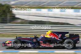 12.02.2008 Jerez, Spain,  Mark Webber (AUS), Red Bull Racing, RB4 - Formula 1 Testing, Jerez