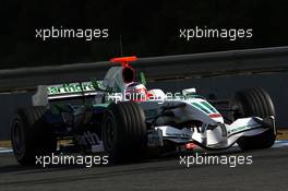 12.02.2008 Jerez, Spain,  Rubens Barrichello (BRA), Honda Racing F1 Team, RA108  - Formula 1 Testing, Jerez