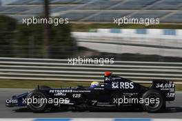 12.02.2008 Jerez, Spain,  Nico Rosberg (GER), WilliamsF1 Team, FW30 - Formula 1 Testing, Jerez