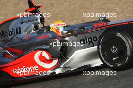 12.02.2008 Jerez, Spain,  Lewis Hamilton (GBR), McLaren Mercedes, MP4-23 - Formula 1 Testing, Jerez