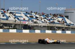 13.02.2008 Jerez, Spain,  Nelson Piquet Jr (BRA), Renault F1 Team, R27 - Formula 1 Testing, Jerez