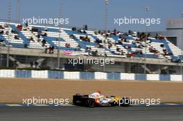 13.02.2008 Jerez, Spain,  Fernando Alonso (ESP), Renault F1 Team, R28 - Formula 1 Testing, Jerez