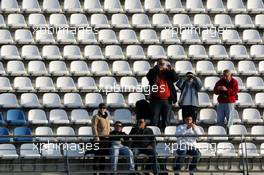 13.02.2008 Jerez, Spain,  Fans in the grandstands - Formula 1 Testing, Jerez